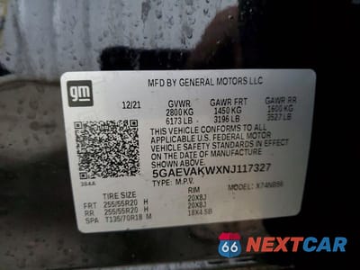 Zdjęcie 14 z 14 samochodu: 2022 BUICK ENCLAVE ESSENCE VIN:5GAEVAKWXNJ117327 - miniatura