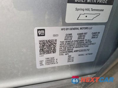 Zdjęcie 13 z 13 samochodu: 2023 GMC ACADIA SLT VIN:1GKKNML49PZ203172 - miniatura