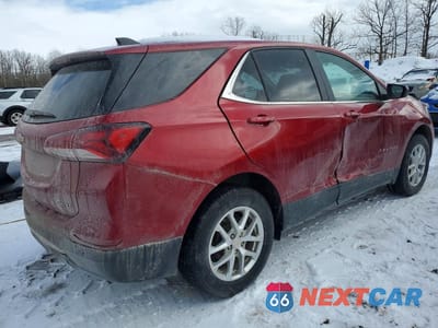 Trzecie zdjęcie samochodu z tyłu: 2023 CHEVROLET EQUINOX LT VIN:3GNAXUEG1PL146697 - miniatura