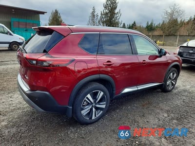 Trzecie zdjęcie samochodu z tyłu: 2021 NISSAN ROGUE SL VIN:JN8AT3CB2MW239406 - miniatura