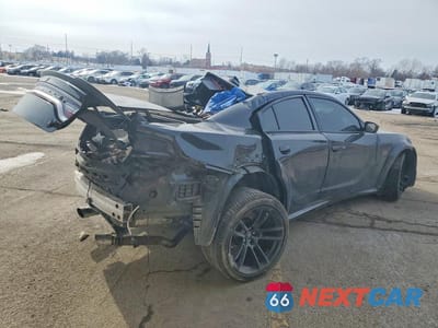 Trzecie zdjęcie samochodu z tyłu: 2022 DODGE CHARGER SCAT PACK VIN:2C3CDXGJ5NH186571 - miniatura