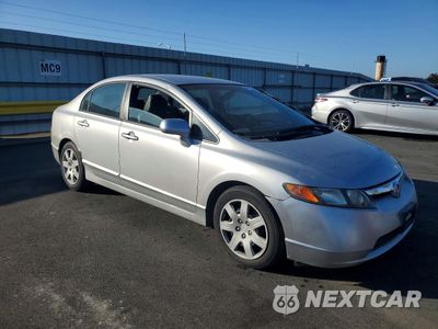 Czwarte zdjęcie samochodu z boku: 2006 HONDA CIVIC LX VIN:1HGFA16586L152987 - miniatura