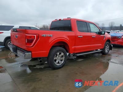 Trzecie zdjęcie samochodu z tyłu: 2021 FORD F150 SUPERCREW VIN:1FTEW1EP9MKD20752 - miniatura
