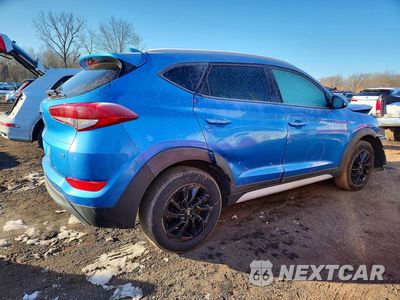 Trzecie zdjęcie samochodu z tyłu: 2018 HYUNDAI TUCSON SEL VIN:KM8J3CA49JU733569 - miniatura