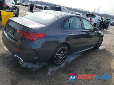 Trzecie zdjęcie samochodu z tyłu: 2023 MERCEDES-BENZ C 300 VIN:W1KAF4GB7PR101422 - miniatura