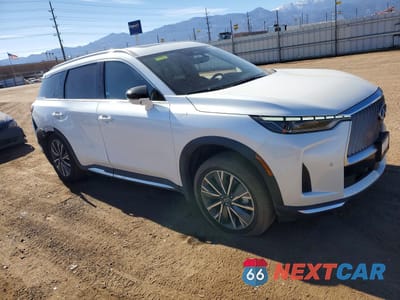 Czwarte zdjęcie samochodu z boku: 2026 INFINITI QX60 LUXE VIN:5N1AL1FS9TC343902 - miniatura