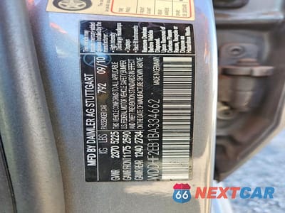 Zdjęcie 12 z 12 samochodu: 2011 MERCEDES-BENZ E 350 BLUETEC VIN:WDDHF2EB1BA334662 - miniatura