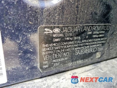 Zdjęcie 12 z 12 samochodu: 2016 JAGUAR XF PREMIUM VIN:SAJBJ4BV9GCY16687 - miniatura