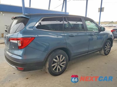 Trzecie zdjęcie samochodu z tyłu: 2021 HONDA PILOT EX VIN:5FNYF5H32MB033036 - miniatura