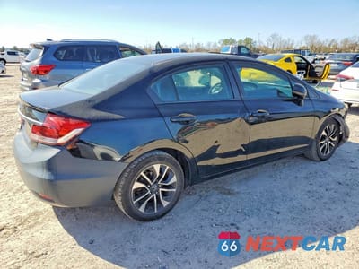 Trzecie zdjęcie samochodu z tyłu: 2013 HONDA CIVIC EX VIN:19XFB2F81DE266797 - miniatura