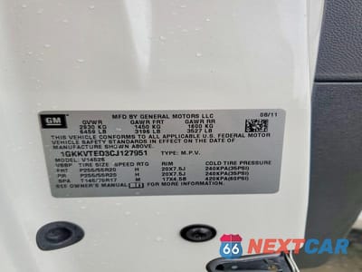 Zdjęcie 13 z 13 samochodu: 2012 GMC ACADIA DENALI VIN:1GKKVTED3CJ127951 - miniatura
