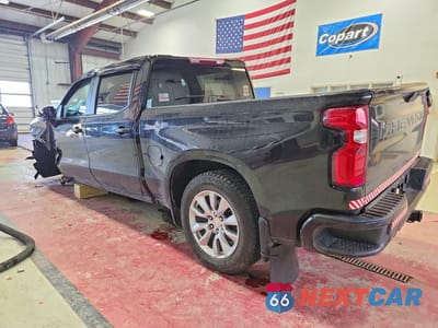 Drugie zdjęcie samochodu z przodu: 2019 CHEVROLET SILVERADO K1500 CUSTOM VIN:3GCUYBEF4KG313246 - miniatura