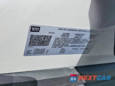 Zdjęcie 14 z 14 samochodu: 2024 CHEVROLET SUBURBAN K1500 HIGH COUNTRY VIN:1GNSKGKL4RR126736 - miniatura