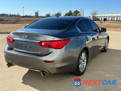 Czwarte zdjęcie samochodu z boku: 2015 INFINITI Q50 BASE VIN:JN1BV7AP5FM353353 - miniatura