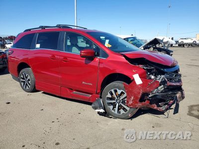 Czwarte zdjęcie samochodu z boku: 2025 HONDA ODYSSEY EXL VIN:5FNRL6H69SB032105 - miniatura