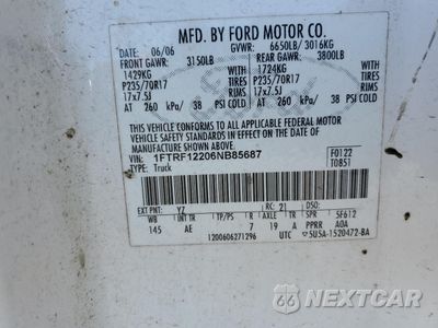 Zdjęcie 13 z 13 samochodu: 2006 FORD F150 UTILITY / SERVICE TRUCK VIN:1FTRF12206NB85687 - miniatura