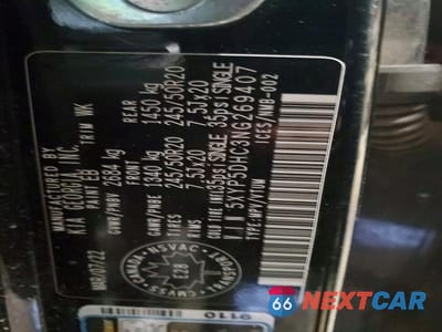 Zdjęcie 13 z 13 samochodu: 2022 KIA TELLURIDE SX VIN:5XYP5DHC3NG269407 - miniatura