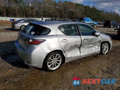 Trzecie zdjęcie samochodu z tyłu: 2012 LEXUS CT 200H PREMIUM VIN:JTHKD5BHXC2085238 - miniatura
