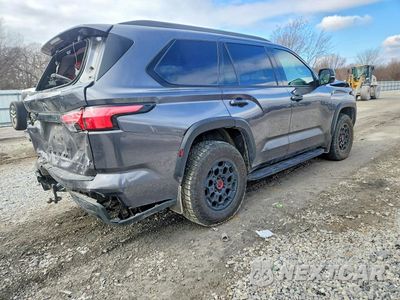 Trzecie zdjęcie samochodu z tyłu: 2023 TOYOTA SEQUOIA TRD PRO VIN:7SVAAABA3PX019839 - miniatura