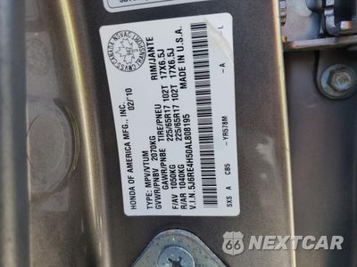 Zdjęcie 13 z 13 samochodu: 2010 HONDA CR-V EX VIN:5J6RE4H50AL808195 - miniatura