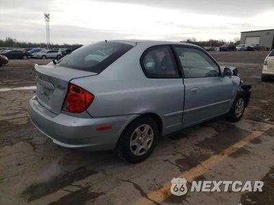 Trzecie zdjęcie samochodu z tyłu: 2005 HYUNDAI ACCENT GS VIN:KMHCG35C45U340339 - miniatura