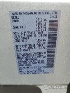 Zdjęcie 13 z 13 samochodu: 2016 NISS PATHFINDER VIN:5N1AR2MN7GC653439 - miniatura