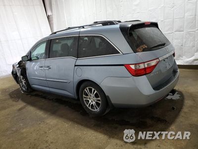 Drugie zdjęcie samochodu z przodu: 2012 HONDA ODYSSEY EXL VIN:5FNRL5H65CB099814 - miniatura