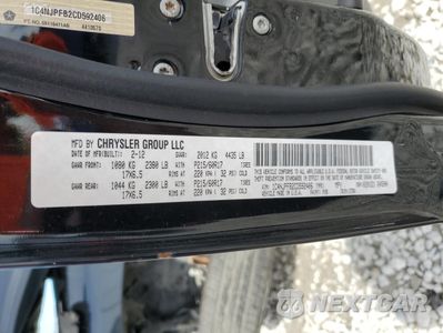 Zdjęcie 13 z 14 samochodu: 2012 JEEP PATRIOT LATITUDE VIN:1C4NJPFB2CD592406 - miniatura
