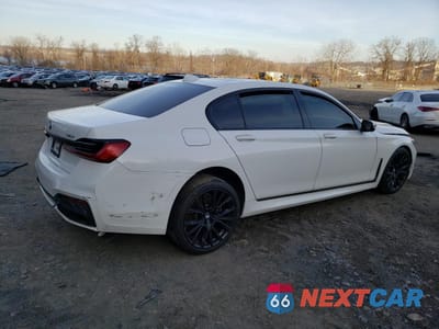 Trzecie zdjęcie samochodu z tyłu: 2020 BMW 740 XI VIN:WBA7T4C04LCE19948 - miniatura