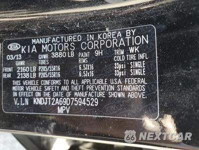 Zdjęcie 12 z 12 samochodu: 2013 KIA SOUL + VIN:KNDJT2A69D7594529 - miniatura