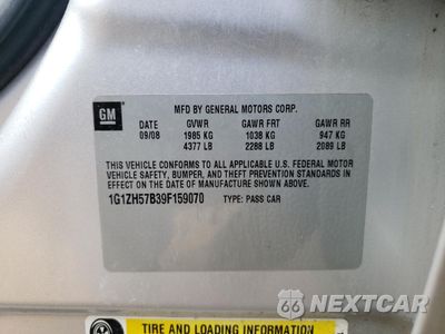 Zdjęcie 12 z 12 samochodu: 2009 CHEVROLET MALIBU 1LT VIN:1G1ZH57B39F159070 - miniatura