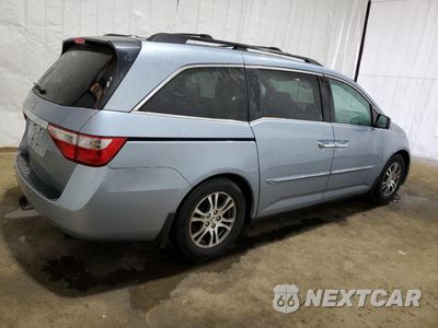 Trzecie zdjęcie samochodu z tyłu: 2012 HONDA ODYSSEY EXL VIN:5FNRL5H65CB099814 - miniatura