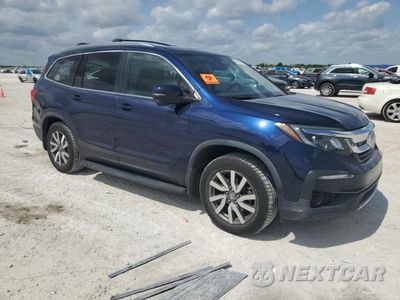 Czwarte zdjęcie samochodu z boku: 2019 HONDA PILOT EXL VIN:5FNYF6H76KB500304 - miniatura