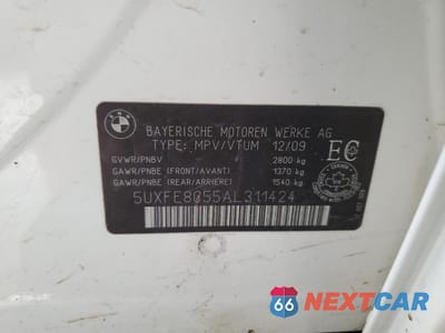 Zdjęcie 15 z 15 samochodu: 2010 BMW X5 XDRIVE48I VIN:5UXFE8C55AL311424 - miniatura