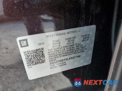 Zdjęcie 12 z 12 samochodu: 2020 CHEVROLET MALIBU LT VIN:1G1ZD5ST0LF027788 - miniatura