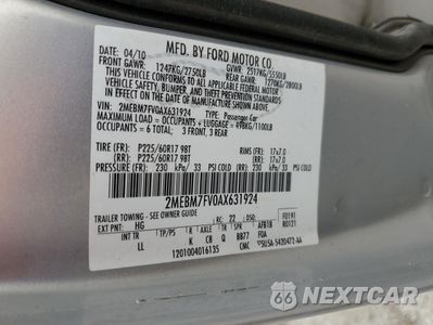 Zdjęcie 14 z 14 samochodu: 2010 MERCURY GRAND MARQUIS LS VIN:2MEBM7FV0AX631924 - miniatura