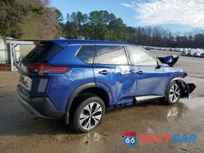 Trzecie zdjęcie samochodu z tyłu: 2021 NISSAN ROGUE SV VIN:JN8AT3BB9MW201057 - miniatura