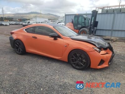 Czwarte zdjęcie samochodu z boku: 2015 LEXUS RC-F VIN:JTHHP5BC5F5001030 - miniatura