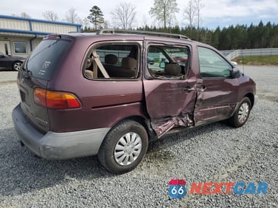 Trzecie zdjęcie samochodu z tyłu: 2000 TOYOTA SIENNA CE VIN:4T3ZF19C6YU180875 - miniatura