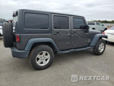 Trzecie zdjęcie samochodu z tyłu: 2017 JEEP WRANGLER UNLIMITED SPORT VIN:1C4HJWDG4HL600783 - miniatura