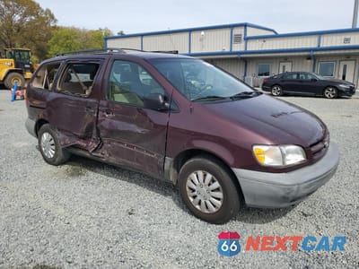 Czwarte zdjęcie samochodu z boku: 2000 TOYOTA SIENNA CE VIN:4T3ZF19C6YU180875 - miniatura
