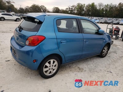 Trzecie zdjęcie samochodu z tyłu: 2015 MITSUBISHI MIRAGE ES VIN:ML32A4HJ5FH037035 - miniatura
