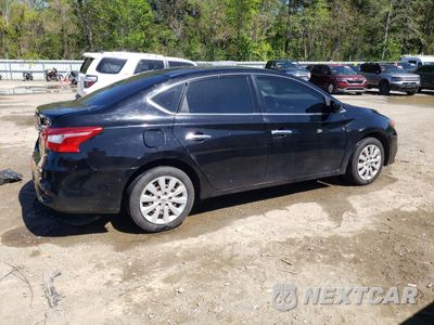 Trzecie zdjęcie samochodu z tyłu: 2017 NISSAN SENTRA S VIN:3N1AB7AP9HY287443 - miniatura