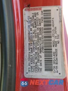 Zdjęcie 14 z 14 samochodu: 2003 LEXUS IS 300 VIN:JTHBD192230075339 - miniatura