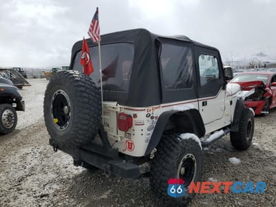 Trzecie zdjęcie samochodu z tyłu: 1995 JEEP WRANGLER / YJ S VIN:1J4FY19P1SP315144 - miniatura