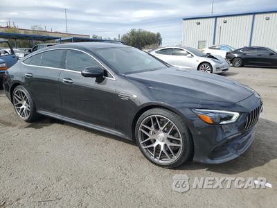 Czwarte zdjęcie samochodu z boku: 2022 MERCEDES-BENZ AMG GT 43 VIN:W1K7X5KBXNA048716 - miniatura