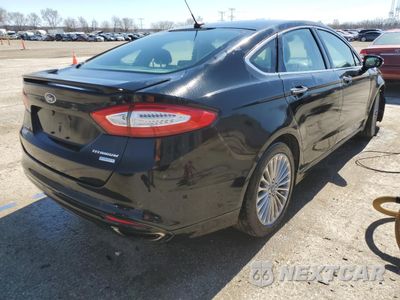 Trzecie zdjęcie samochodu z tyłu: 2016 FORD FUSION TITANIUM VIN:3FA6P0K90GR174829 - miniatura
