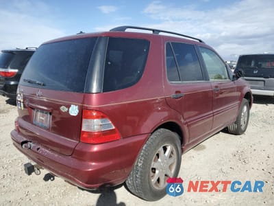 Trzecie zdjęcie samochodu z tyłu: 2002 MERCEDES-BENZ ML 320 VIN:4JGAB54E12A332085 - miniatura