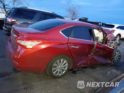 Trzecie zdjęcie samochodu z tyłu: 2014 NISSAN SENTRA S VIN:3N1AB7AP7E2647687 - miniatura