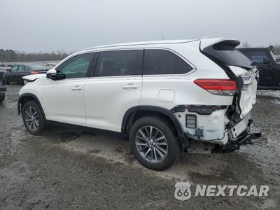 Drugie zdjęcie samochodu z przodu: 2019 TOYOTA HIGHLANDER SE VIN:5TDKZRFH8KS309666 - miniatura
